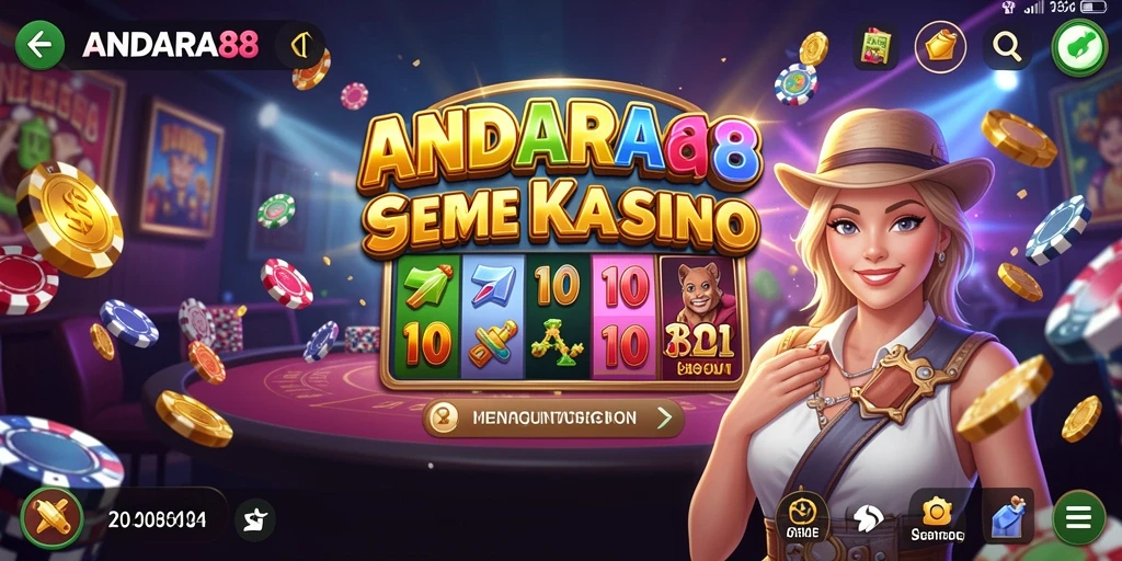 Tampilan gameplay seru dari ANDARA88 yang akan membuat Anda ketagihan.