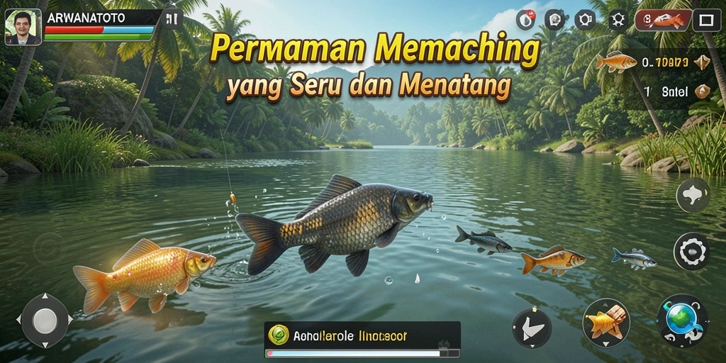 Tangkapan ikan yang mengesankan dalam ARWANATOTO.