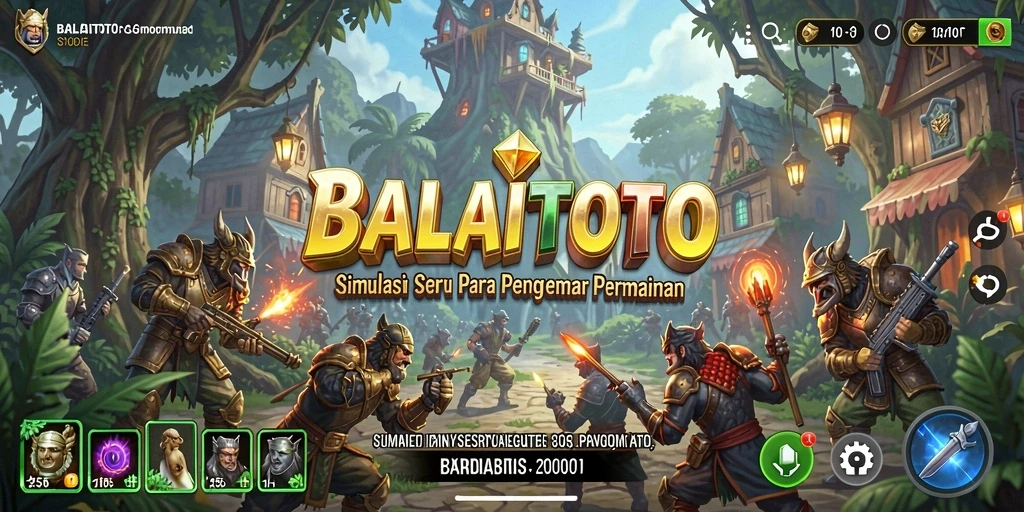 Tangkapan layar gameplay BALAITOTO menampilkan aktivitas simulasi yang mendetail.