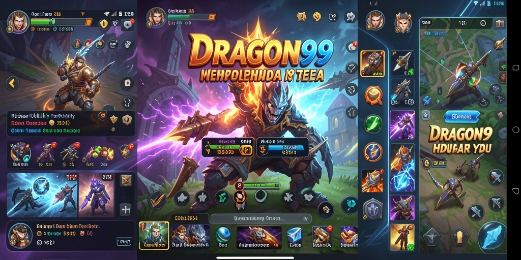 Tampilan antarmuka <strong>DRAGON99</strong> yang ramah pengguna dan intuitif.