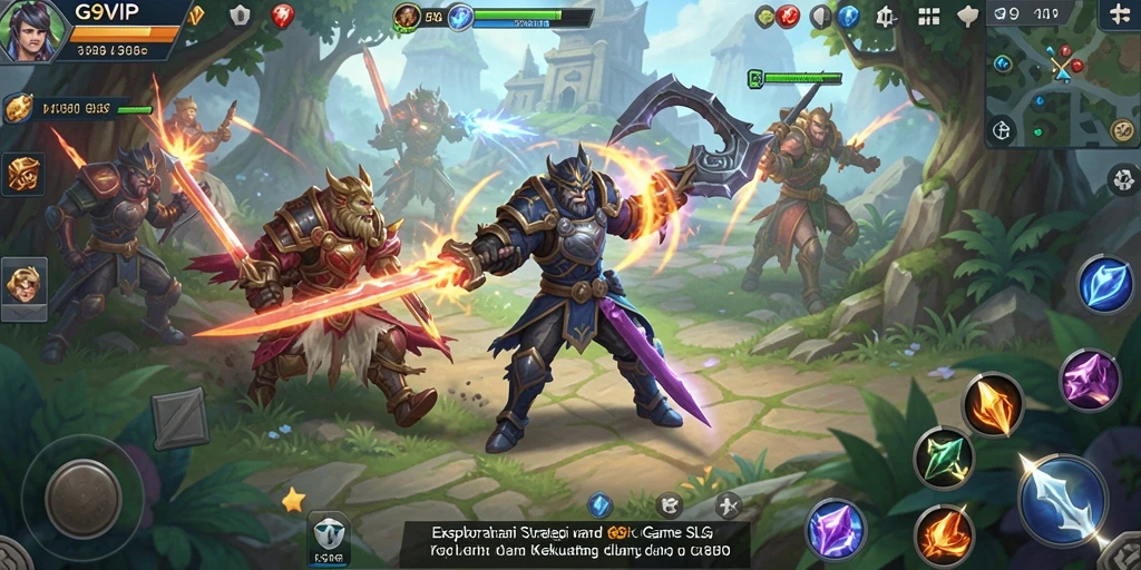 Tampilan gameplay G9VIP yang mendebarkan dan strategi yang rumit.