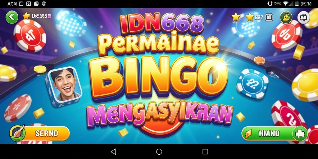 Tampilan gameplay Bingo yang mengasyikkan di IDN668.