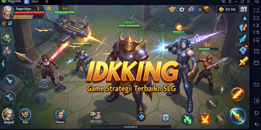 Tampilan permainan SLG yang menarik dan penuh strategi.