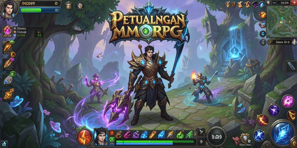 Tampilan gameplay <strong>IND89</strong> menampilkan pertempuran epik dan dunia yang luas.