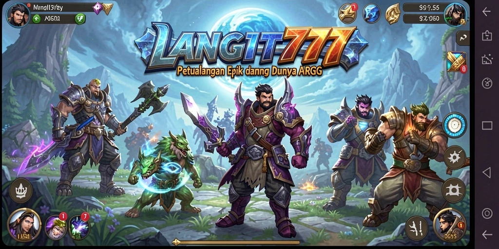 Tampilan gameplay LANGIT777 yang memukau dan mendebarkan.
