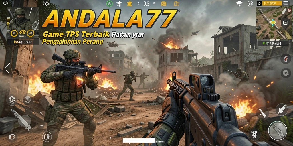 Gameplay mendebarkan MANDALA77 dengan aksi seru di medan perang.