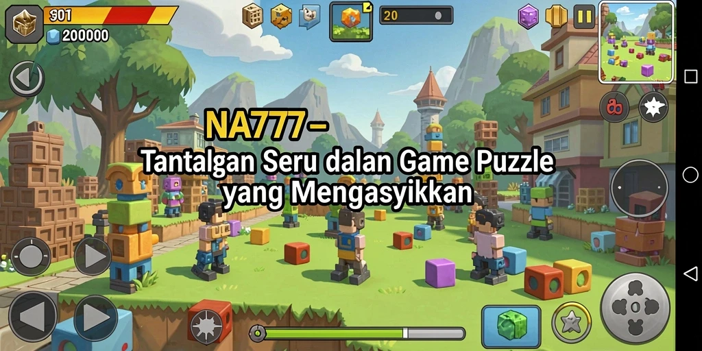 Tampilan screenshot NA777 menunjukkan gameplay Puzzle yang seru dan menantang.