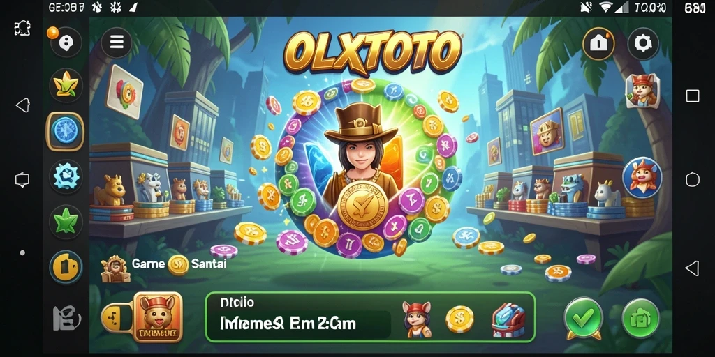 Screenshot OLXTOTO menampilkan gameplay yang ceria dan menyenangkan.