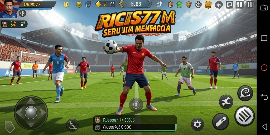 Gambaran gameplay seru RICIS77 dalam pertandingan olahraga.