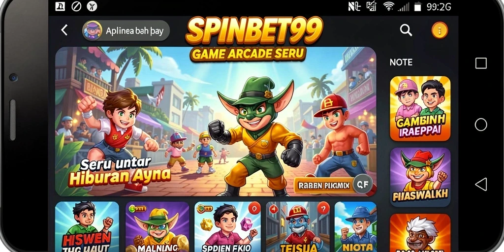 Tampilan gameplay menarik dari SPINBET99 yang penuh warna dan seru.